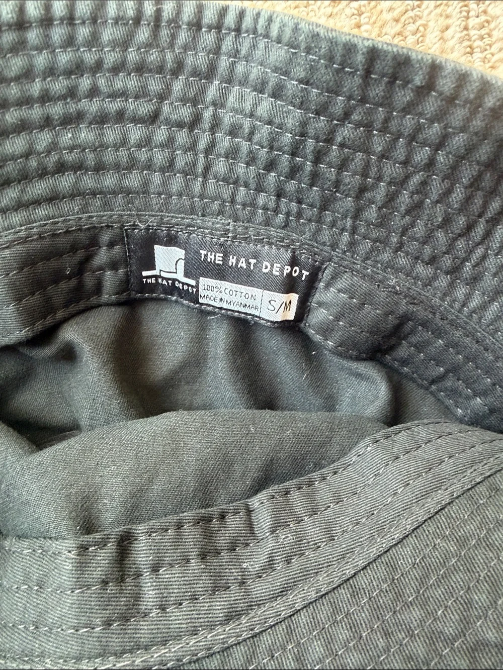 Adult Mikey Black Mouse Ear Bucket Hat